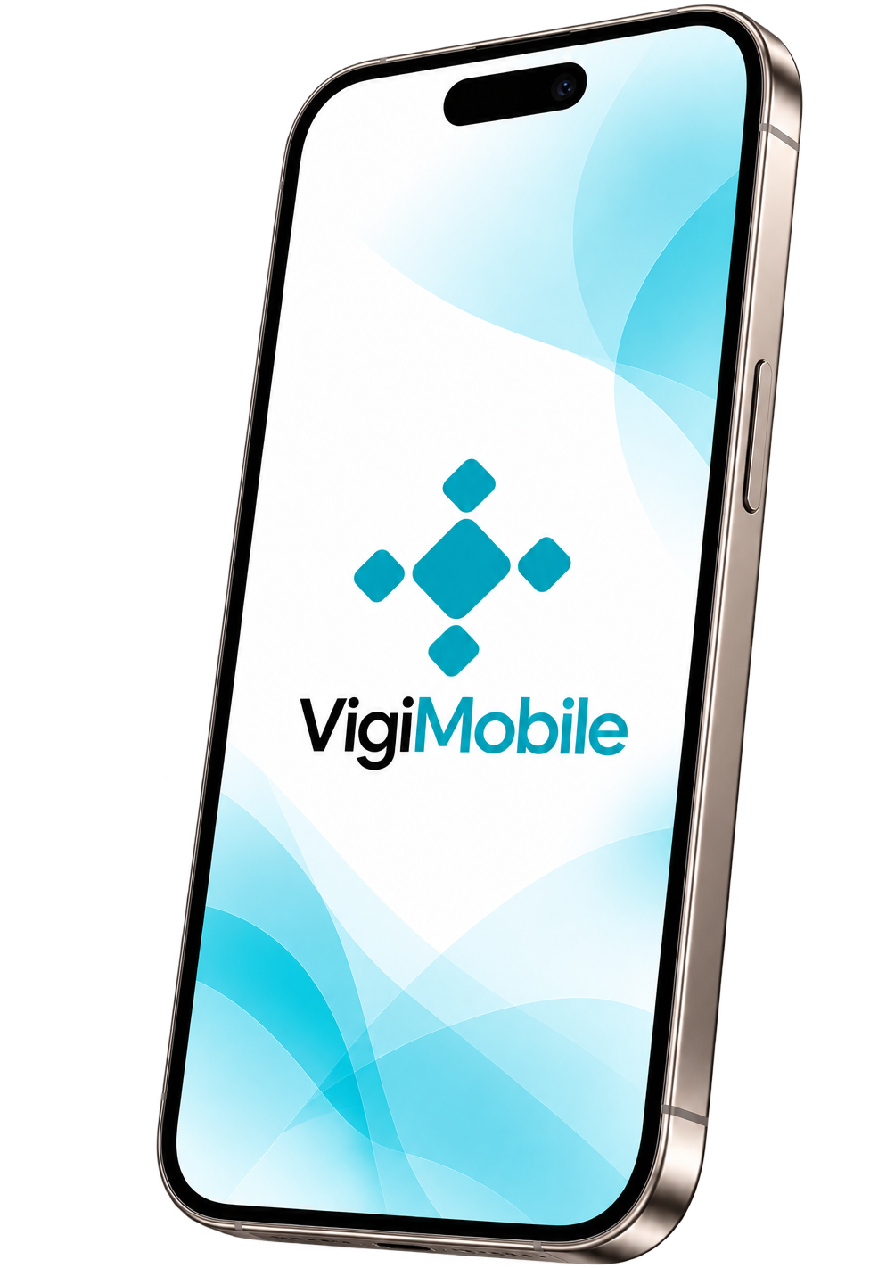 تطبيق VigiMobile معروضًا على هاتف